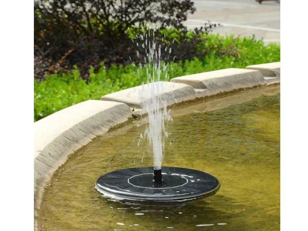 Fuente para Pájaros con Panel Solar