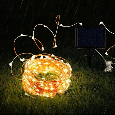 Luces de Navidad LED con Energía Solar